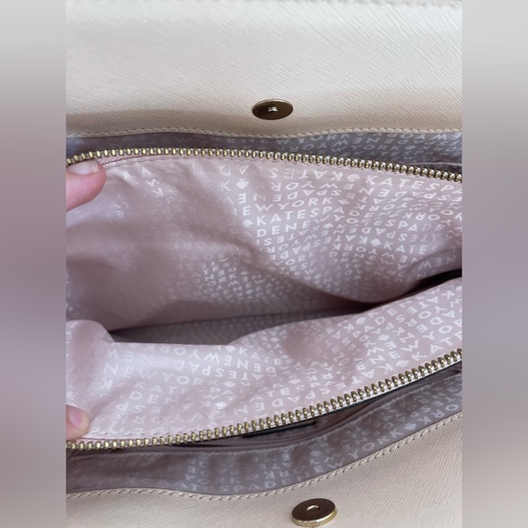 Large Light Pink Kate Spade Tote - Picture 6 of 7